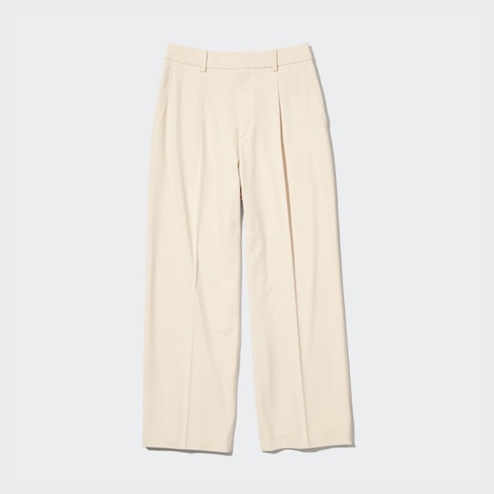 Uniqlo Wide-Fit Pleated Pants